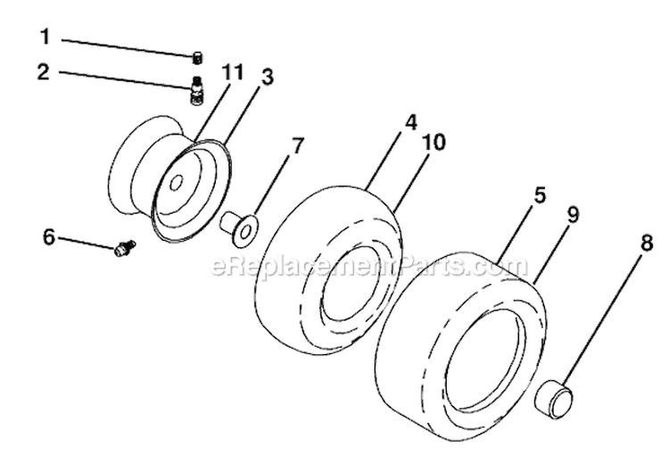 Page B Diagram and Parts List for W14538  Weed Eater Lawn Tractor